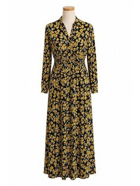 una linen embroidered dress Hand embroidered summer linen dress FLORA